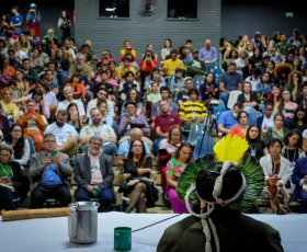 Abertura do 4º Fórum Internacional sobre a Amazônia. 10/06/2025. Foto: Beto Monteiro/Ascom UnB